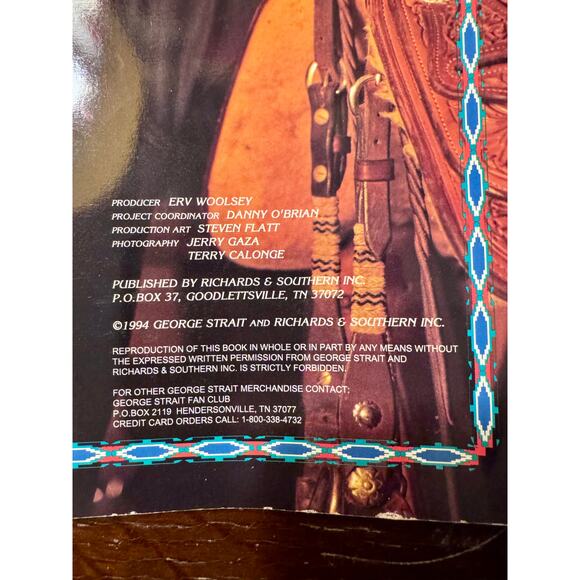 George Strait Rodeo Tour Program Wrangler Photos - Picture 9 of 10